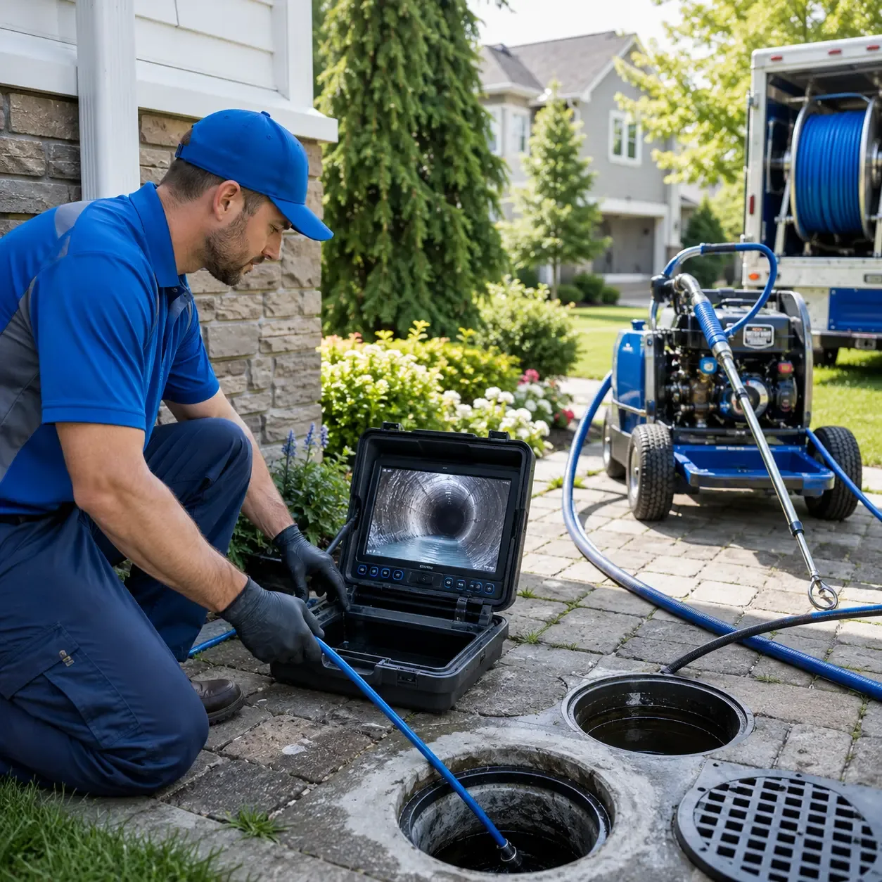 Outdoor drain cleaning professionals serving Senoia, GA